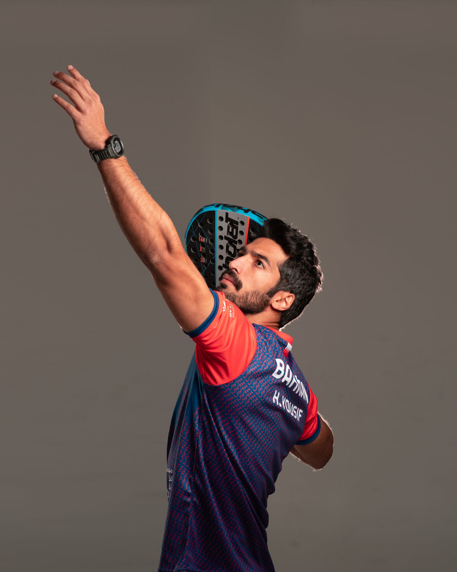 Joueur de padel professionnel